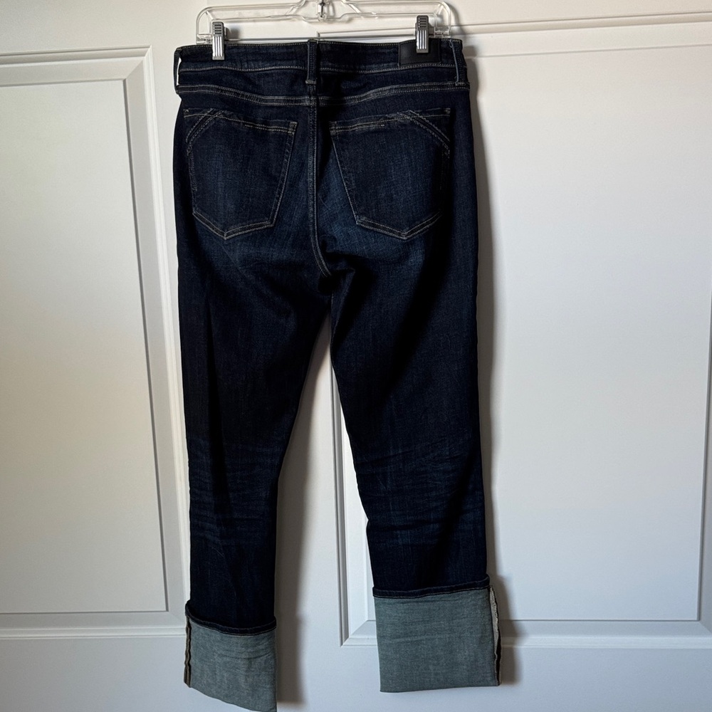 Buckle Women's Deep Indigo Straight Leg Jeans - Picture 2 of 4